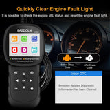 V550 Enhanced OBD2 Scanner, Automotive Code Reader for Check Engine Light, Car Diagnostic Scan Tool with Read & Clear Fault Codes, Battery Test & Live Data, Compatible with 1996+ OBDII Vehicles