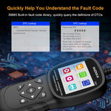 V550 Enhanced OBD2 Scanner, Automotive Code Reader for Check Engine Light, Car Diagnostic Scan Tool with Read & Clear Fault Codes, Battery Test & Live Data, Compatible with 1996+ OBDII Vehicles