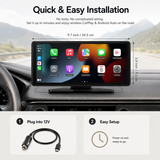 Portable Wireless CarPlay & Android Auto Screen