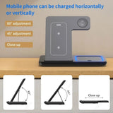 Foldable 3 in 1 Wireless Charging Station for iPhone