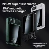 2027 200000mAh Wireless Power Bank Portable Fast Charger