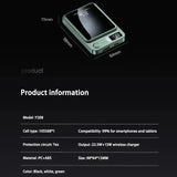2027 200000mAh Wireless Power Bank Portable Fast Charger