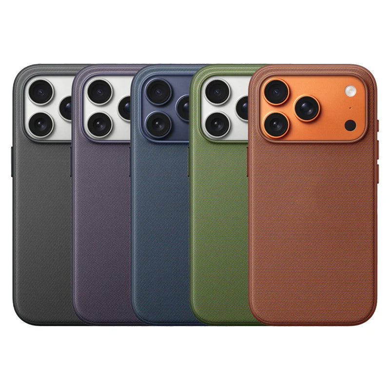 Magnetic TechWoven Case for iPhone 17 / Air / 16 / 15 / 14 / 13 Pro Max – MagSafe Compatible Shockproof Cover