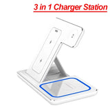 Foldable 3 in 1 Wireless Charging Station for iPhone