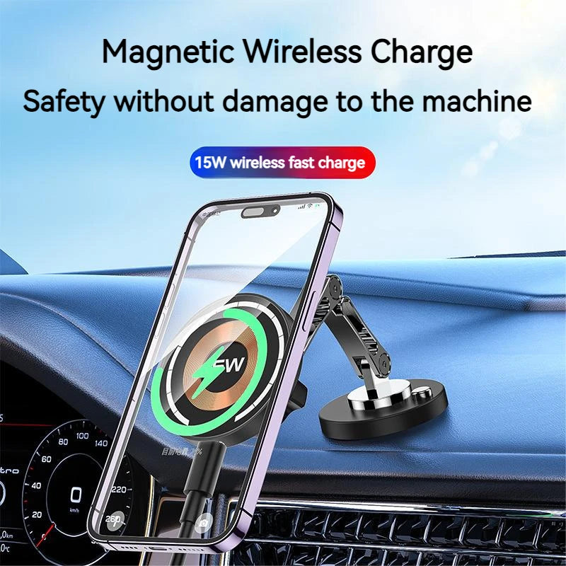 15W Magnetic Wireless Car Charger