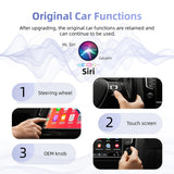 2In1 Mini Wireless Carplay Adapter Ultra Wireless Android Auto AI Smart Box Intelligent Systems for Wired Carplay Car